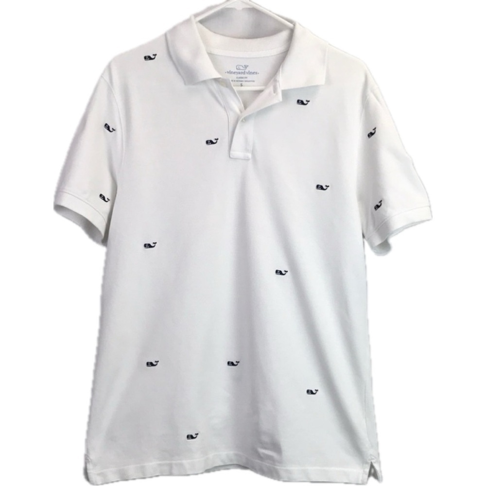 Vineyard Vines Men’s Whale Embroidery Polo Shirt